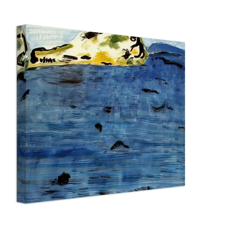 Milton Avery  Blue Bay and Dunes  1961 Canvas