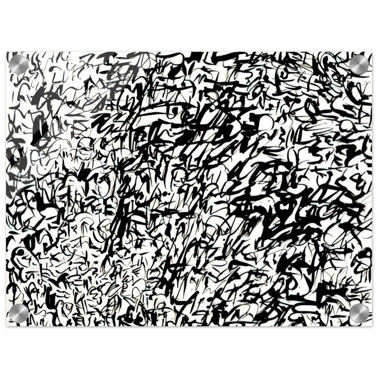 Keith Haring  UNTITLED 1978 2 N1 Acrylic Print
