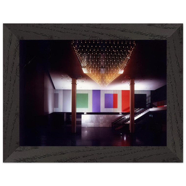 Daniel Buren  Double Rhythm  1991 Premium Wooden Framed Art Print / Poster