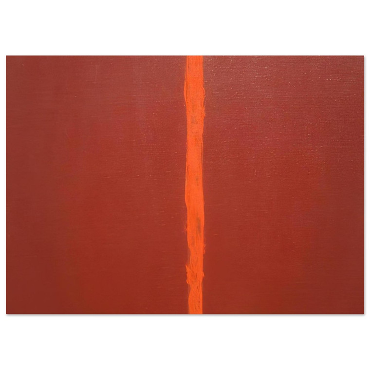 Barnett Newman  Onement III Fine Art Poster / Art Print
