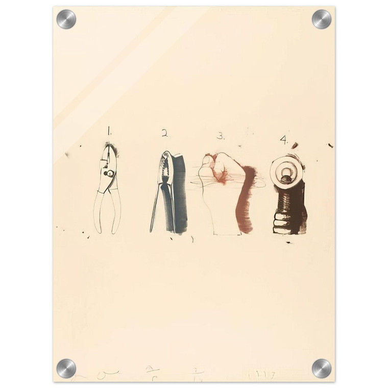 Jim Dine  NUTCRACKER 1973 Acrylic Print