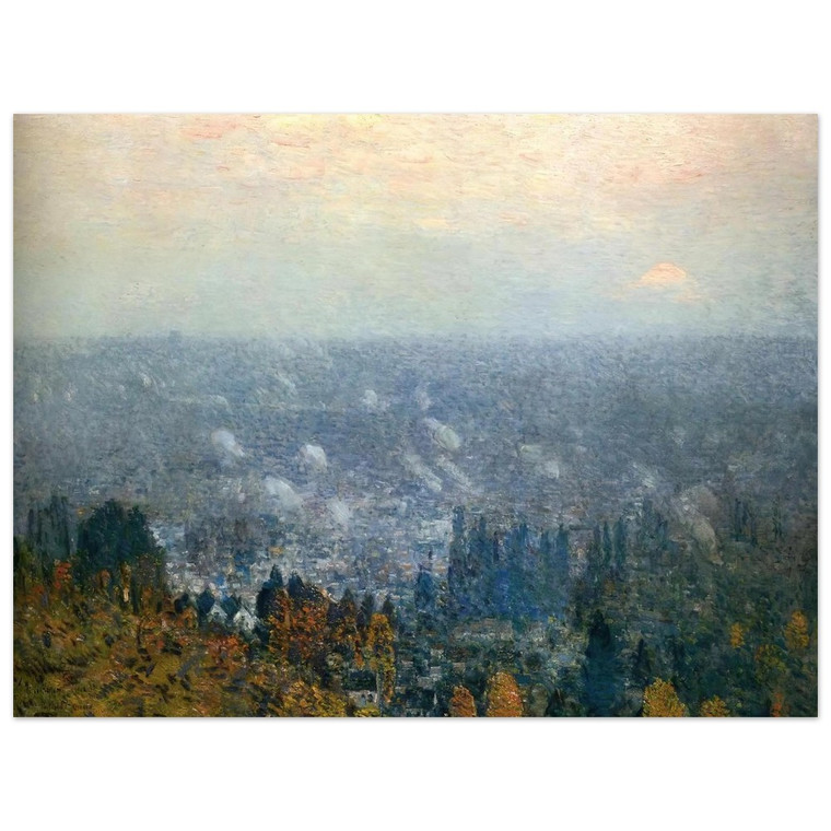 Childe Hassam  Mount Hood and the Valley of the Willamette Aluminum Print