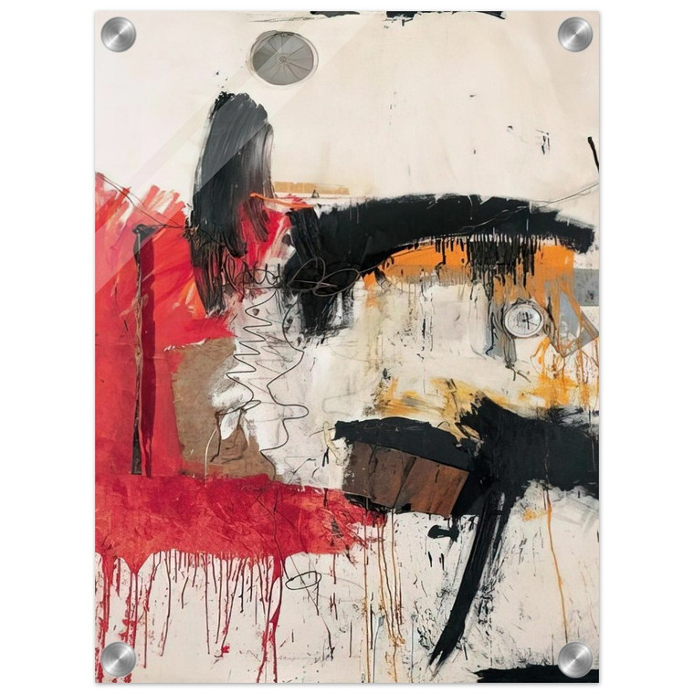 Robert Rauschenberg  FIRST TIME PAINTING 1961 Acrylic Print