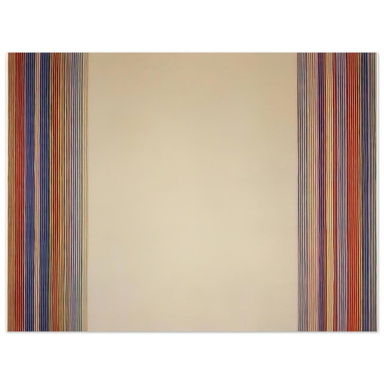 Gene Davis  Kings Gate  1978 Aluminum Print