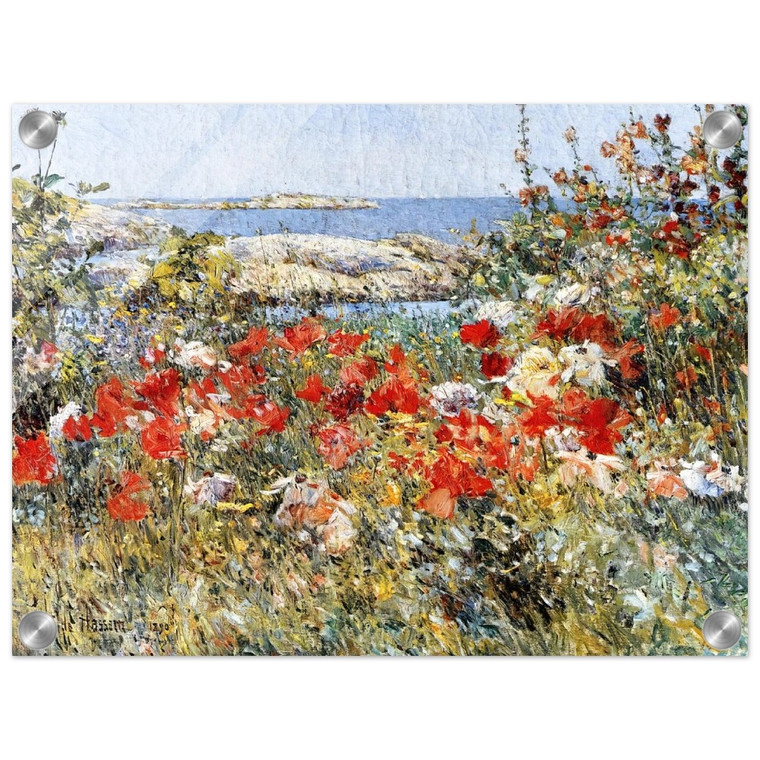 Childe Hassam  Celia Thaxters Garden Isles of Shoals Maine Acrylic Print