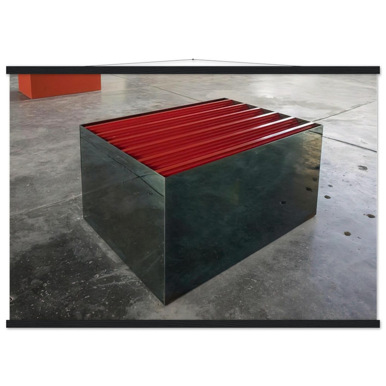 Donald Judd Untitled The Block 1965 Museum Matte Poster with Hanger