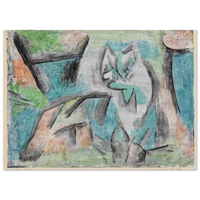 Paul Klee  A KIND OF CAT 1937 Fine Art Poster / Art Print