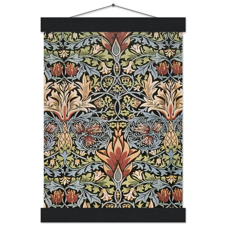 William Morris SNAKESHEAD PRINTED TEXTILE 1876 Matte Poster with Hanger