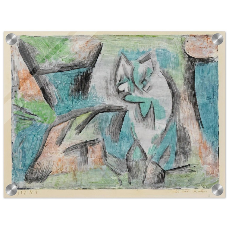 Paul Klee  A KIND OF CAT 1937 Acrylic Print
