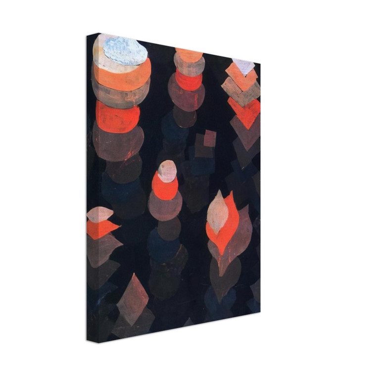 Paul Klee  GROWTH OF THE NIGHT PLANTS 1922 Canvas