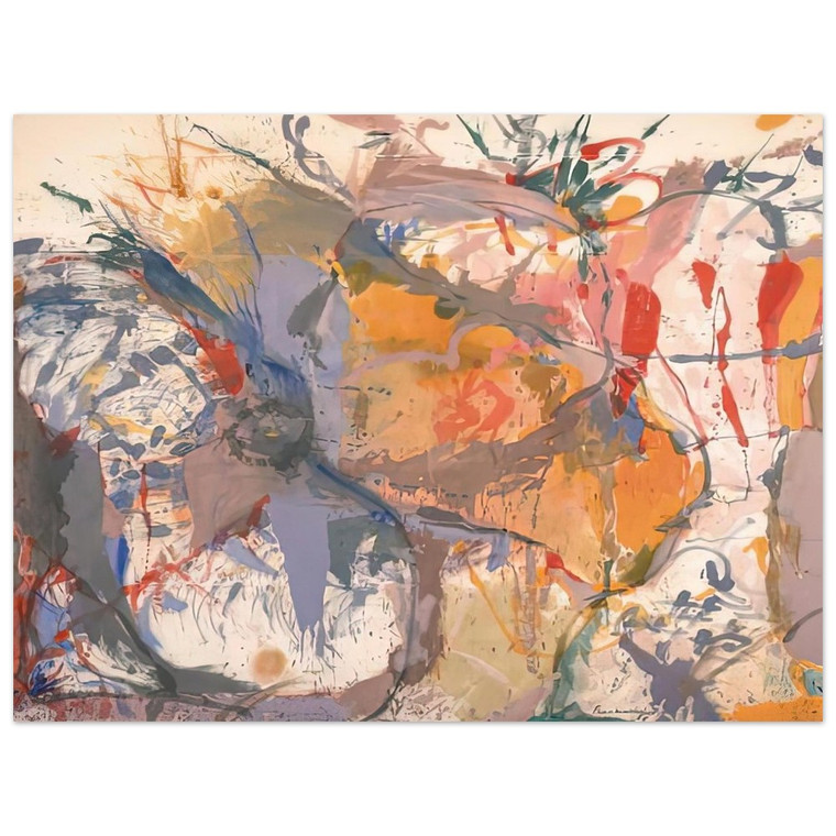 Helen Frankenthaler  Before the Caves 1958 Aluminum Print