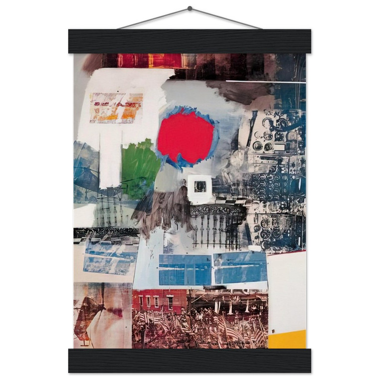 Robert Rauschenberg  ARCHIVE 1963 Museum-Quality Matte Paper Poster with Hanger