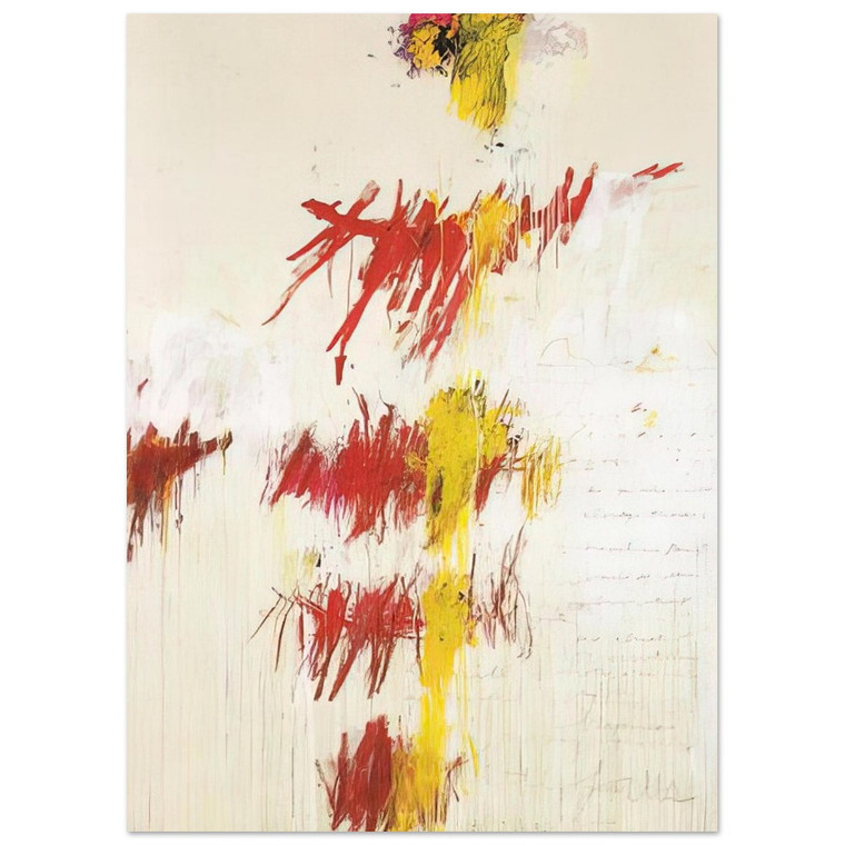 Cy Twombly  Quattro Stagioni II Primavera Fine Art Poster / Art Print