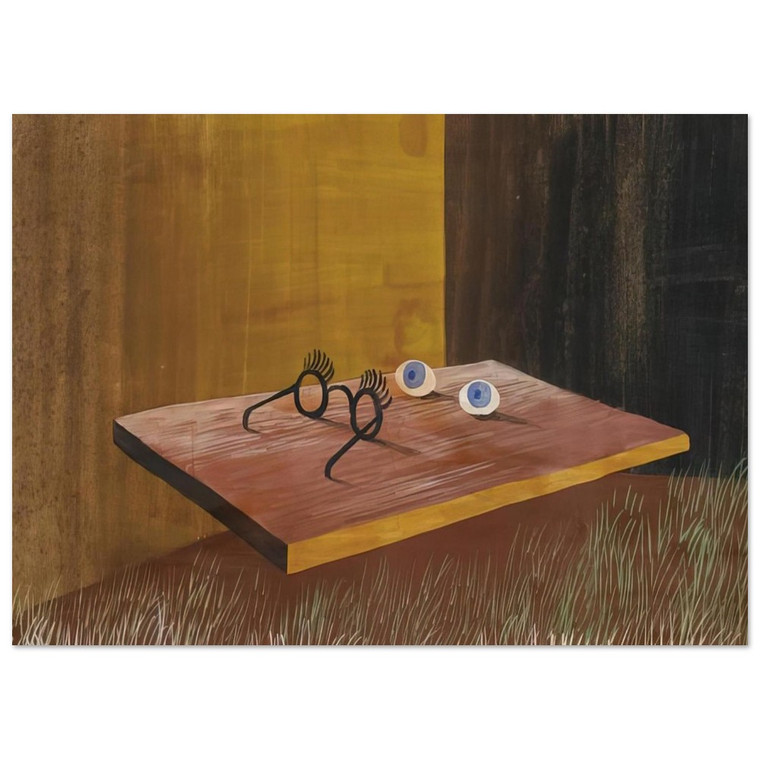 Remedios Varo  EYES ON THE TABLE 1938 Fine Art Poster / Art Print