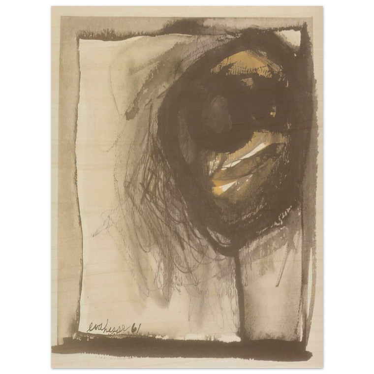Eva Hesse  UNTITLED 1961 N3 Wood Print