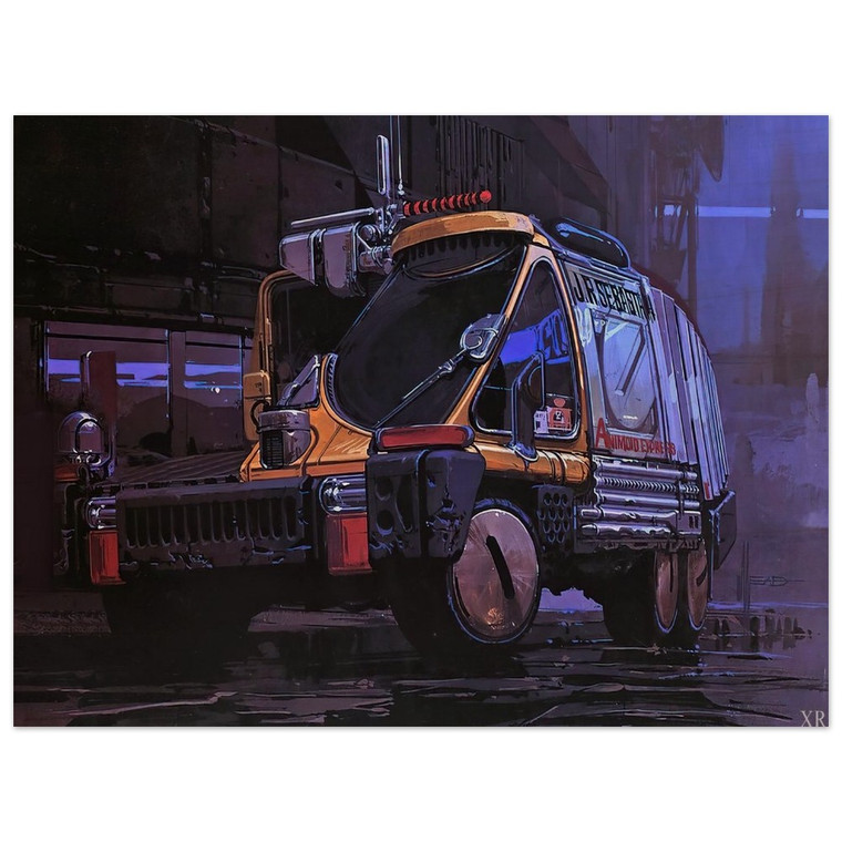 Syd Mead  Syd Mead N13 Wood Print