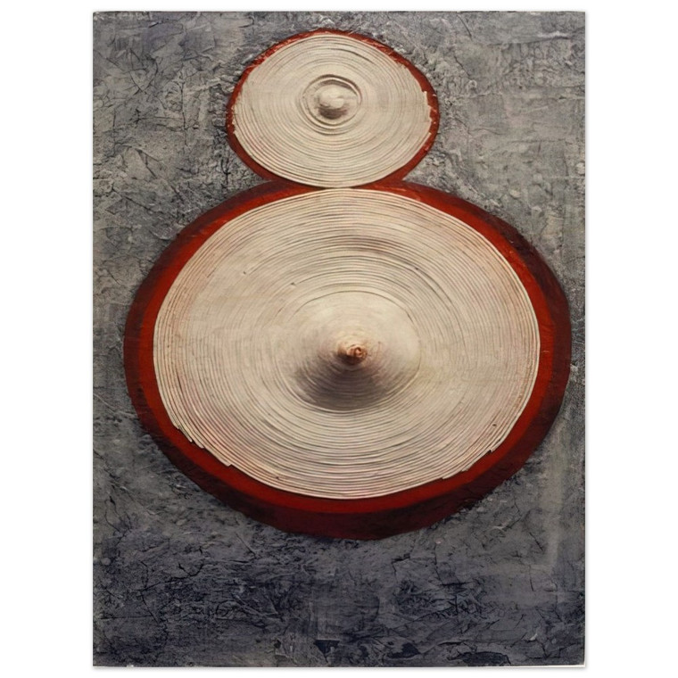 Eva Hesse  RINGAROUND AROSIE 1965 Wood Print
