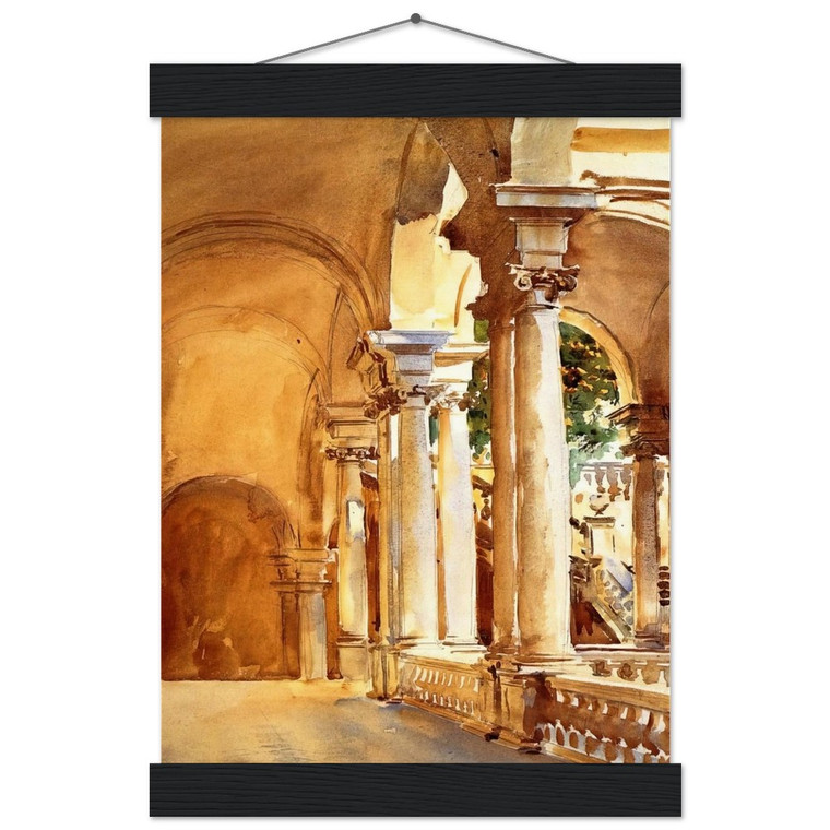 J.S. Sargent Genoa the University Museum-Quality Matte Paper Poster with Hanger
