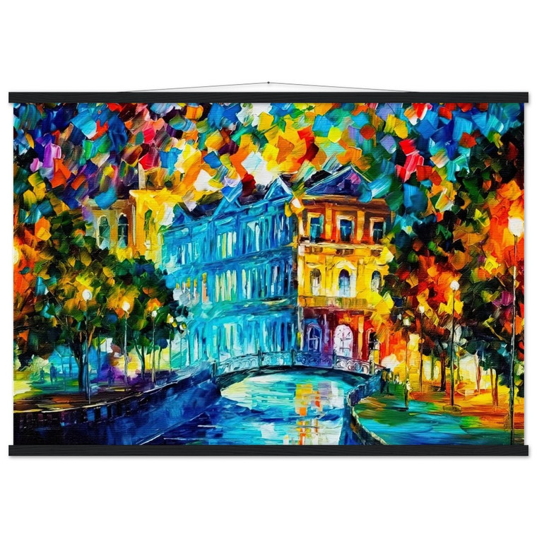 Leonid Afremov  Leonid Afremov N12 Museum-Quality Matte Paper Poster with Hanger