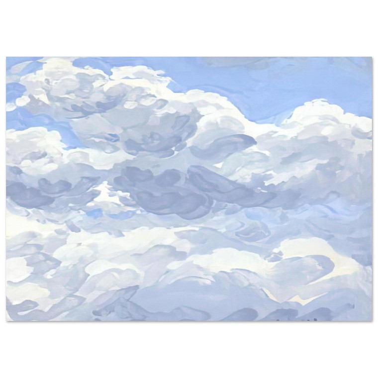 Neil Welliver  Study for Clouds II  1979 Fine Art Poster / Art Print
