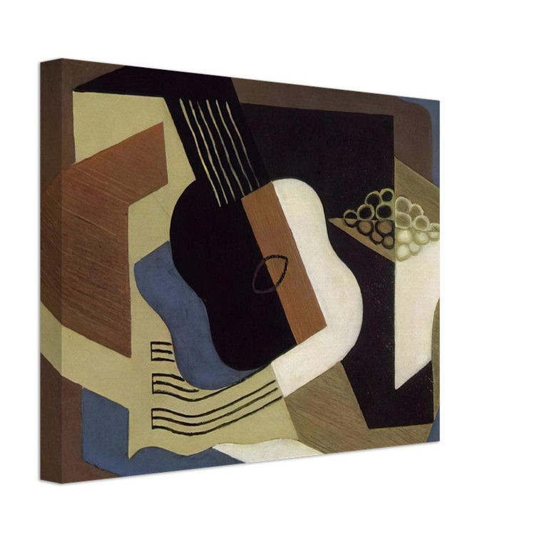 Juan Gris  GUITAR AND FRUIT DISH 1919 Canvas