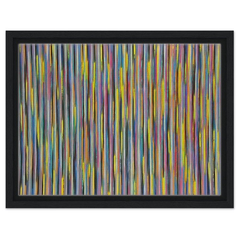 Gene Davis  Joy Ride  1981 Framed Canvas