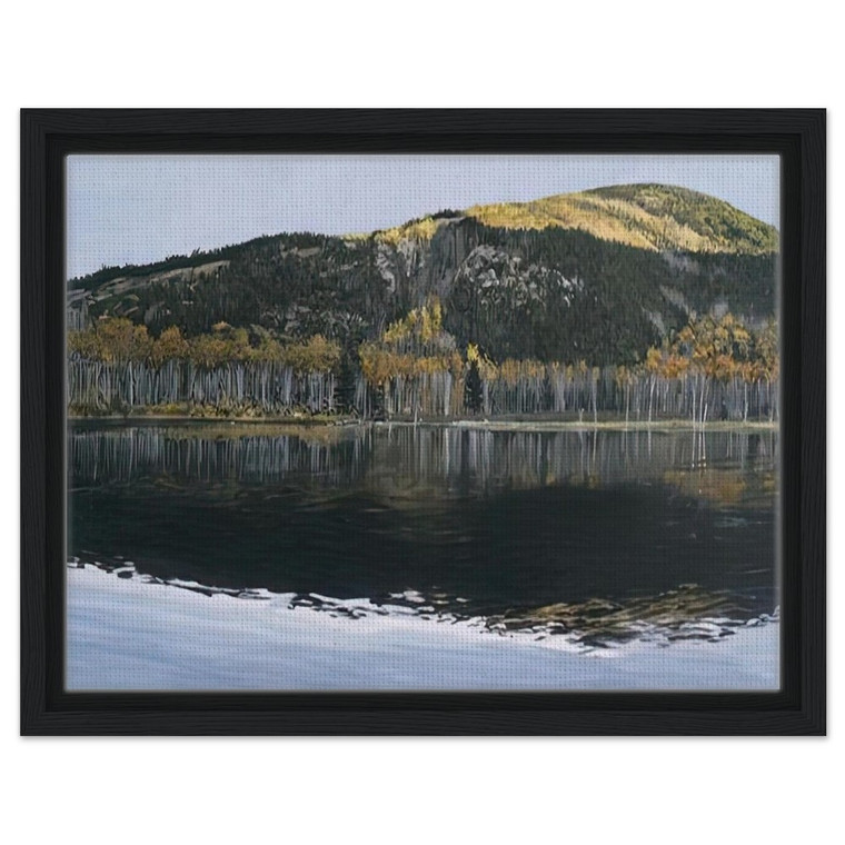 Richard Estes  BEAVER DAM POND ACADIA NATIONAL PARK 2009 Framed Canvas