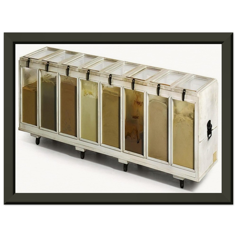 Dieter Roth  Roth Gewuerztruhe  1970 Premium Metal Framed Art Print / Poster