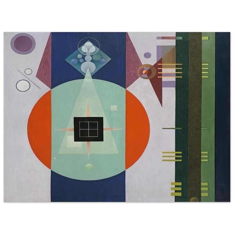 Rudolf Bauer  DARK SQUARE 1938 Aluminum Print