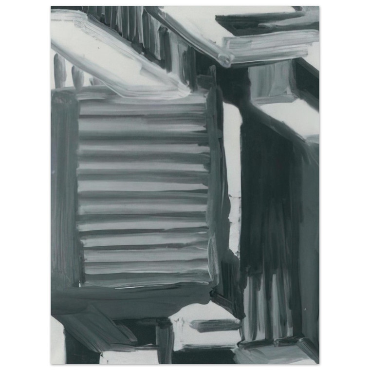 Gerhard Richter  TOWNSCAPE 1968 2 Aluminum Print