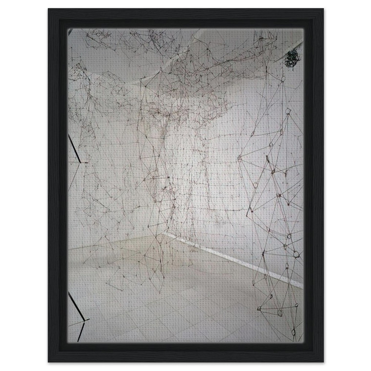 Gego  Recticularea  Minimalism Framed Canvas