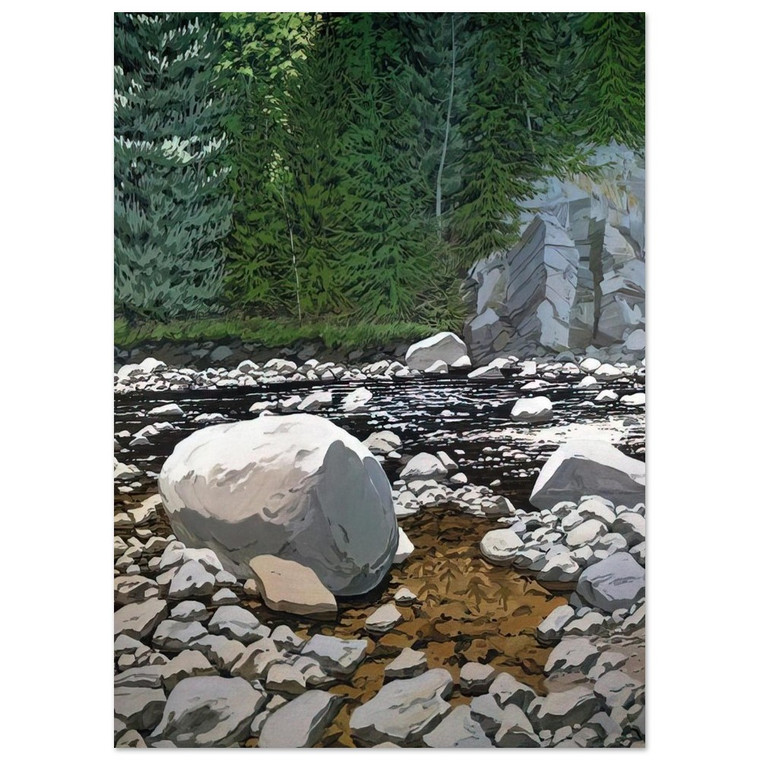 Neil Welliver  Lower Ducktrap  1978 Fine Art Poster / Art Print