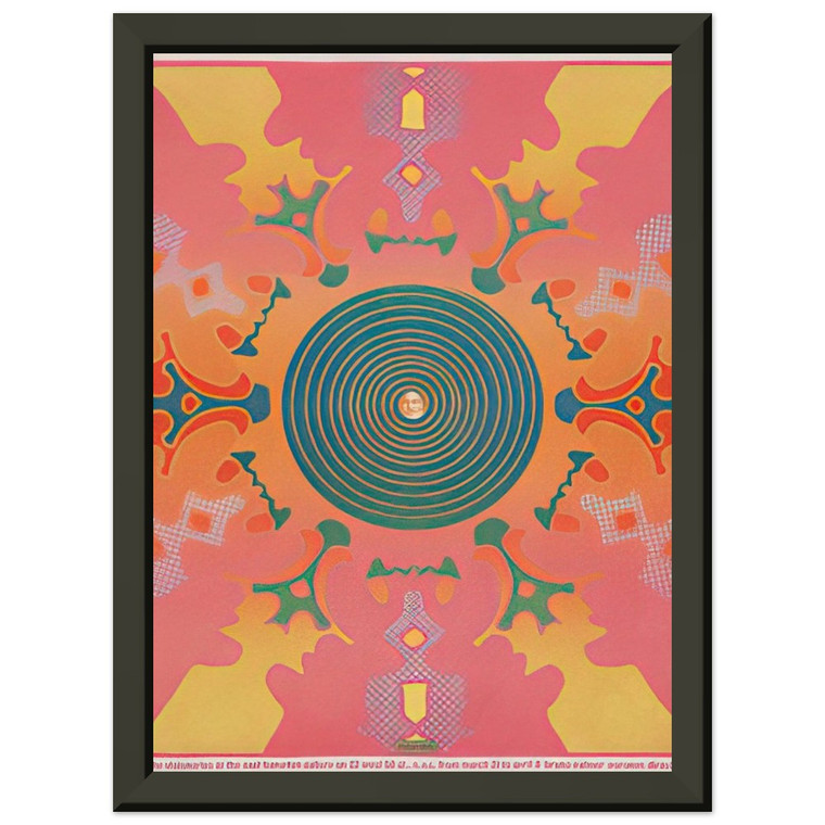 Peter Max Visionaries East Hampton Gallery 1967 Framed Art Print