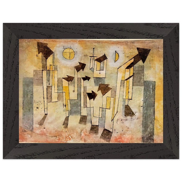 Paul Klee WALL PAINTING FROM THE TEMPLE OF LONGING 1922 Framed Print