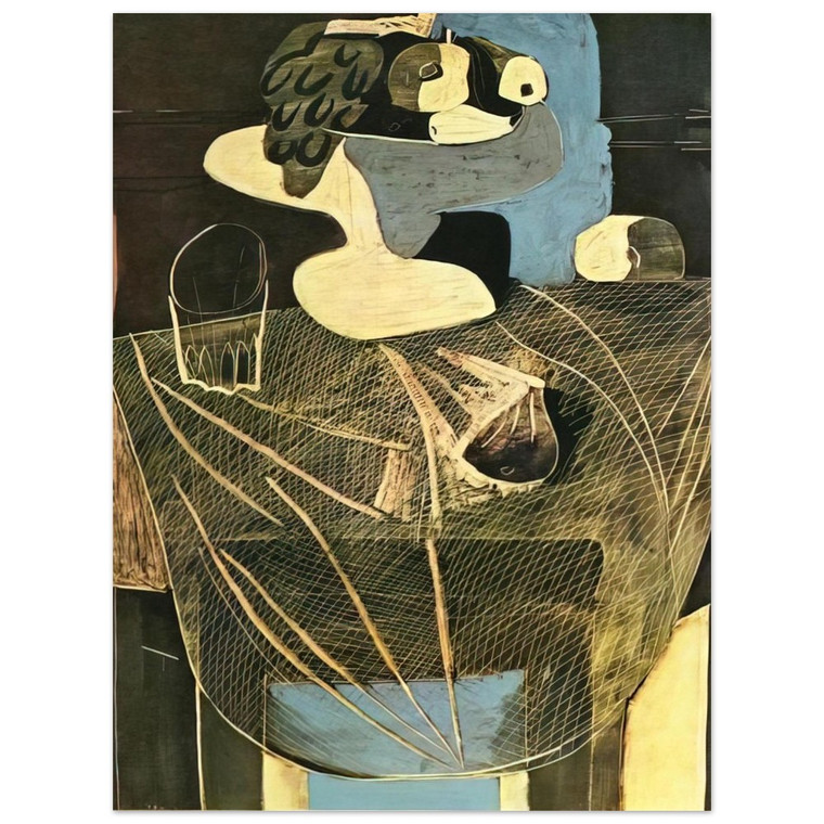 Pablo Picasso  Still life with fishing net Aluminum Print