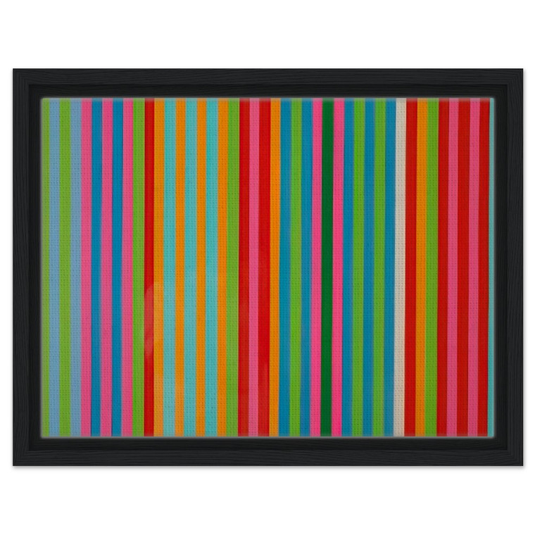 Gene Davis  Passion Flower  1968 Framed Canvas