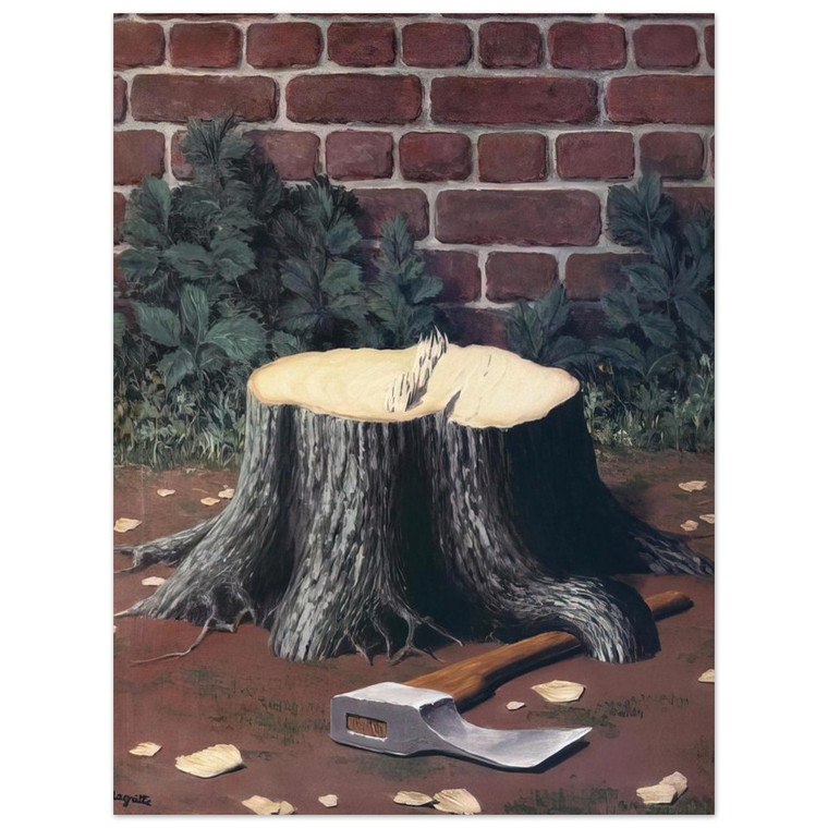 Rene Magritte  THE LABOURS OF ALEXANDER 1950 Aluminum Print