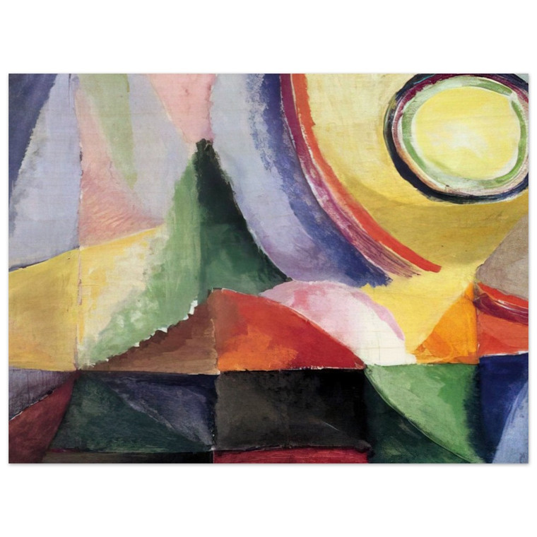 Sonia Delaunay  ELECTRIC PRISMS Wood Print