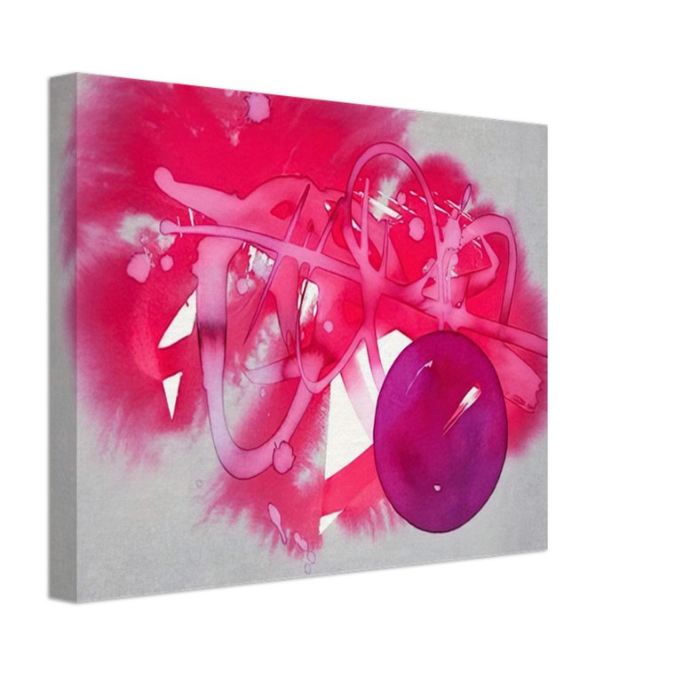 Luis Feito  UNTITLED PURPLE CIRCLE Canvas