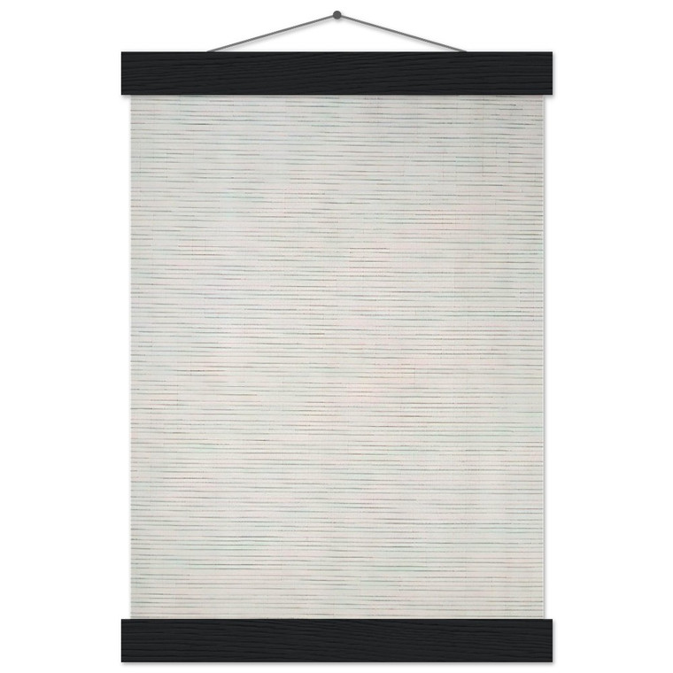 Agnes Martin  Leaves Museum-Quality Matte Paper Poster with Hanger