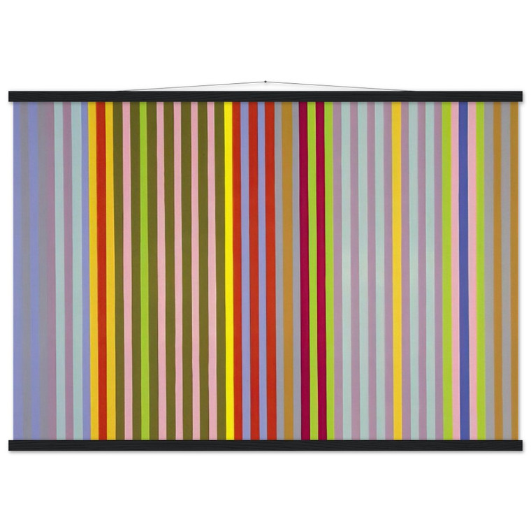 Gene Davis  Apricot Ripple  1968 Museum-Quality Matte Paper Poster with Hanger