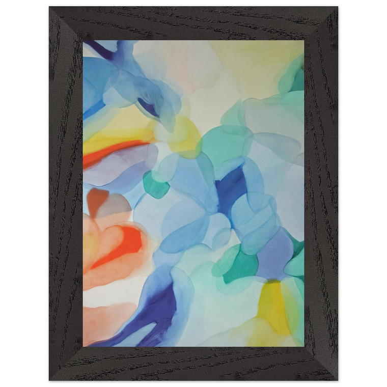 Alice Baber  The Light in the Depths Premium Wooden Framed Art Print / Poster