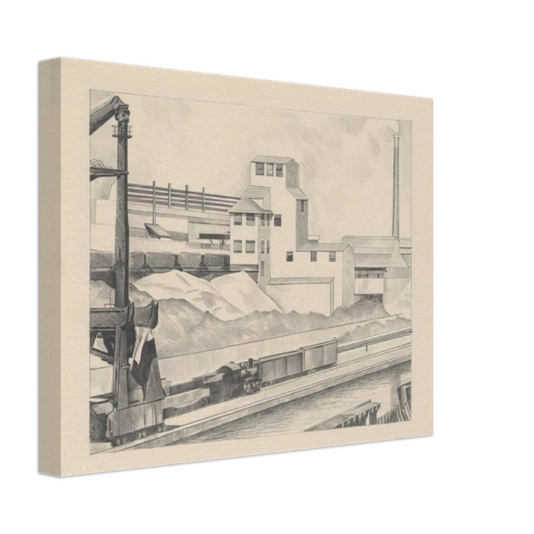 Charles Sheeler  Industrial Series 1  1928 Canvas