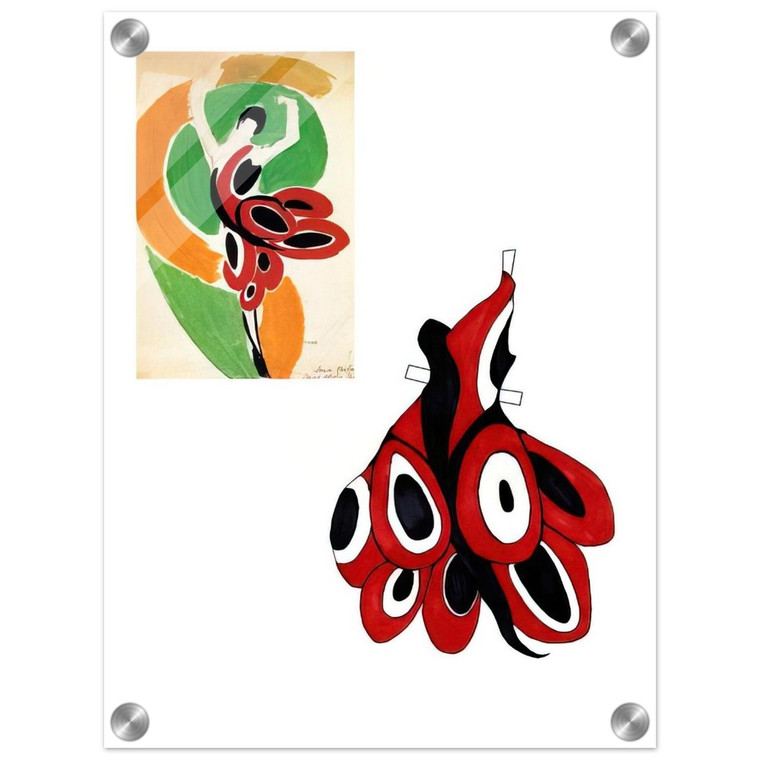 Sonia Delaunay  FASHION ILLUSTRATION 6 Acrylic Print