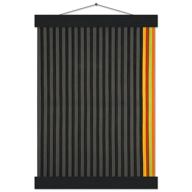 Gene Davis  Licorice Stick  1961 Museum-Quality Matte Paper Poster with Hanger