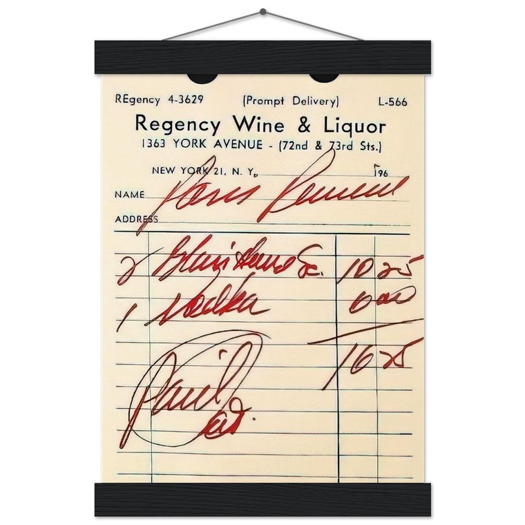 Andy Warhol  Paris Review Poster Museum-Quality Matte Paper Poster with Hanger