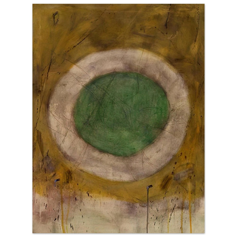 Gene Davis  Green Glow  1958 Aluminum Print