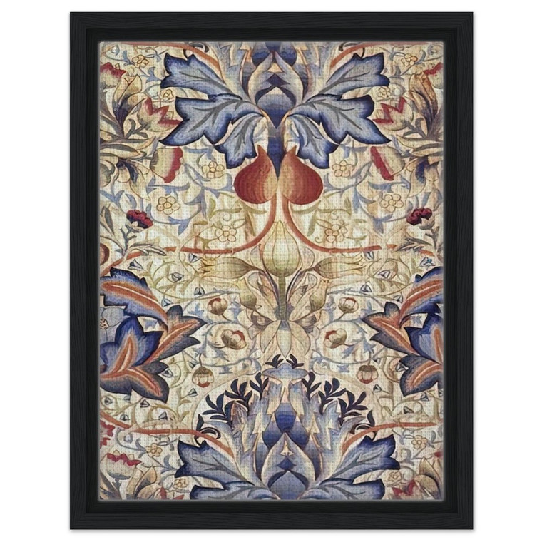 William Morris  ACANTHUS EMBROIDERED PANEL 1890 Framed Canvas