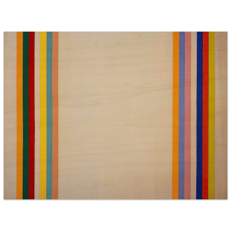 Gene Davis  Homage to Matisse  1960 Wood Print