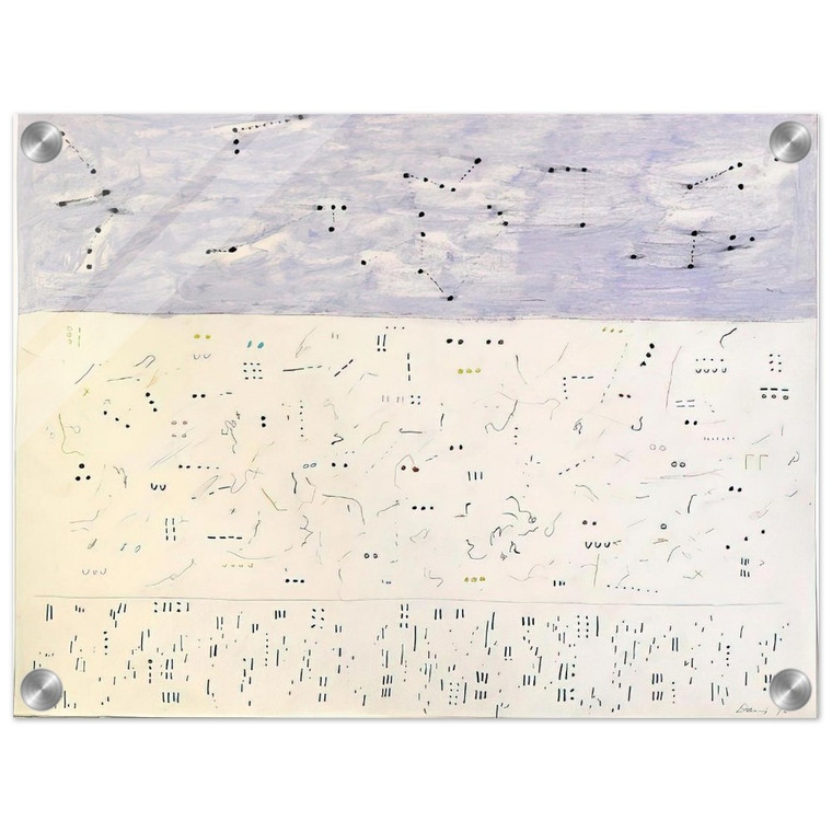 Gene Davis  Deep Six  1979 Acrylic Print